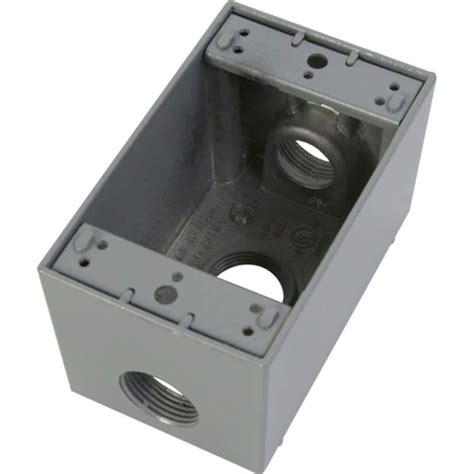 extra deep 1 gang electrical box|single gang weatherproof electrical box.